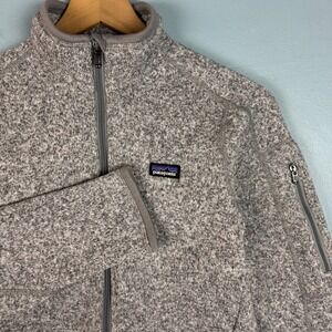 Patagonia Better Sweater Women's XS Heather Gray Fleece Jacket Full Zip Pockets